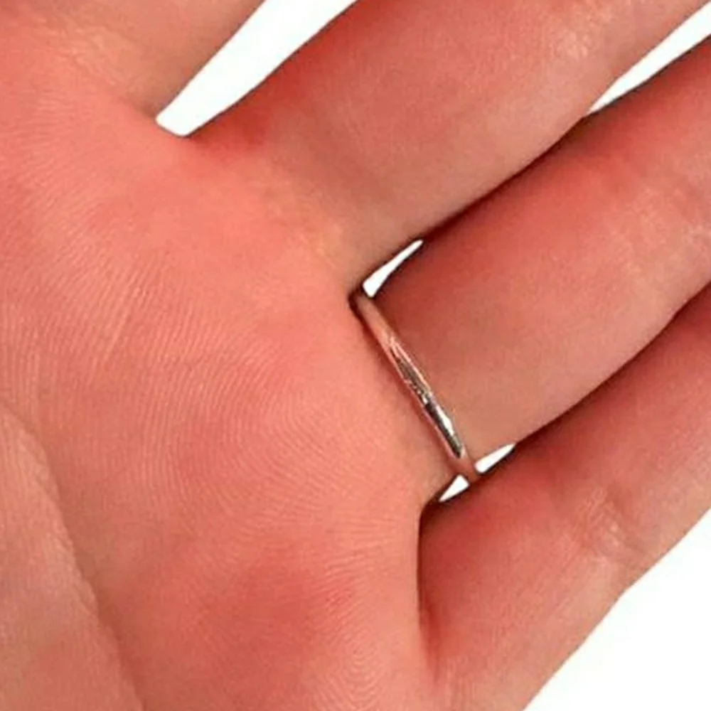 Silver Heart Arrow Ring